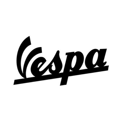 2x Vespa Logo Vinyl Decal Sticker Different colors & size for Cars/Bikes/Windows