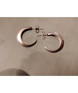 925 Sterling Silver James Avery 3/4 In Hoop Earrings Free Shipping - $1,658.38 MXN