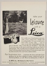 1951 Print Ad Leica Cameras Hunter &amp; Buck Deer E. Leitz New York,NY - £9.16 GBP