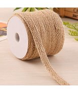 PG COUTURE Natural (20 Meters, 8mm) Jute Twine Rope Linen Twine Rustic S... - $13.49
