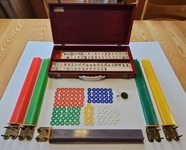 VTG Mahjong Mah Jongg Game Bakelite Raks American Format 164 Tiles Royal... - $305.90