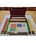 VTG Mahjong Mah Jongg Game Bakelite Raks American Format 164 Tiles Royal... - $305.90