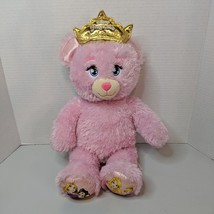 Build-A-Bear Disney Princesses Pink Sparkle Teddy Bear Plush Light Up Cr... - £18.39 GBP