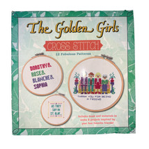 The Golden Girls Cross Stitch Kit NEW 12 Patterns &amp; Materials for 2 Proj... - $24.63