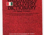 Valentino&#39;s Ristorante Pizza Delivery Dictionary &amp; Menu St Joseph Missou... - $17.82
