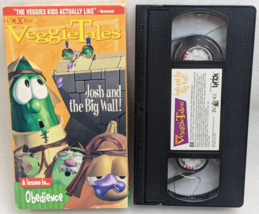 VeggieTales Josh And The Big Wall (VHS, 2002, Black Tape) - £8.64 GBP