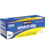 Kirkland Signature Stretch-Tite Plastic Food Wrap 12 in x 3000 ft + Slid... - $673.26 MXN
