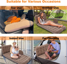 Car Air Mattress, Inflatable Car Mattress for Back Seat, Car Bed with Air Pump,  - £36.14 GBP