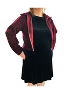 Energie Shearling Fleece Jacket Size 8 Warm Full Zip Long Sleeve Fluffy - £8.82 GBP