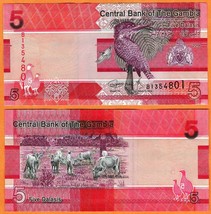 GAMBIA  2019 UNC 5 Dalasis Banknote Paper Money Bill P- NEW - $1.50