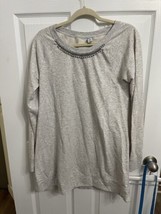OLD NAVY Shirt/Top/Tunic Sweatshirt With Gemstones CLASSIC  Maternity  SZ L - $14.95