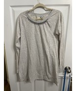 OLD NAVY Shirt/Top/Tunic Sweatshirt With Gemstones CLASSIC  Maternity  SZ L - £11.75 GBP