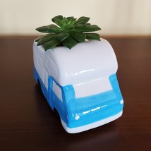RV Planter with Succulent, Van Life Decor, Vehicle Plant Pot, Sedeveria Letizia image 8