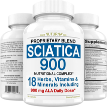 Sciatic Nerve Support Formula with 900 Mg Alpha Lipoic Acid - 18 in 1 Sciatica N - £93.31 GBP