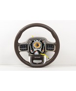 OEM 2021-2023 Ford F-150 F150 King Ranch Brown Steering Wheel With Clock... - £310.35 GBP