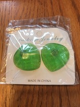 Fashion Ear Studs Earrings Gift Green Ships N 24h - $12.60