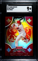 2019 Panini Chronicles Crusade Holo #8 Mike Trout SGC 9 Mint POP 2 *None Higher* - £18.32 GBP