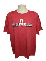 Rutgers University Scarlet Knights Adult Red 2XL TShirt - £14.24 GBP