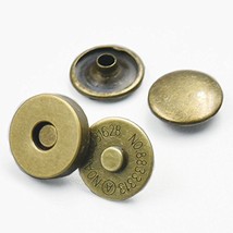 Bluemoona 20 Sets - 18mm 3/4&quot; Magnetic snaps purse Double Rivet closures Round C - £7.98 GBP