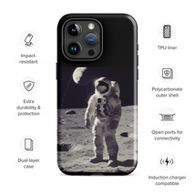 Astronaut Space Case iPhone Tough Durable NASA Space Force - £14.86 GBP+