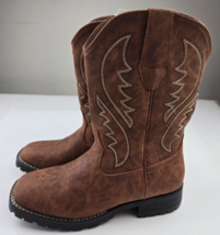 Rollda Cowboy Boots for Men Western Boots Men&#39;s Square Toe , size 7 - $59.40