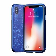 Magnetic Absorption Marble Tempered Glass Case Coverlass Cover Marble iPhone X - - $7.31