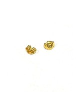 18k Yellow Gold Replacement Earring Back Push Stud ( 1 Piece) - £15.68 GBP