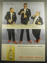 1959 Jose Cuervo Tequila Ad - Lemon and salt in a martini? - Caramba! - £11.98 GBP
