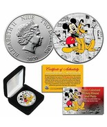2020 NZM Nieu 1 oz SILVER MICKEY MOUSE &amp; PLUTO Disney Comic Strip Coin L... - £67.07 GBP