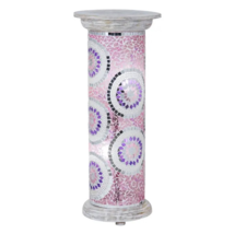 23 Inch Quinn Mosaic Glass Medallion Pedestal Floor Lamp - $227.58