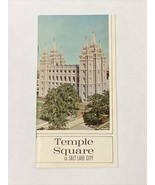 1960s Temple Square Salt Lake City UTAH Travel Brochure &amp; Mormon Guide  - $15.00