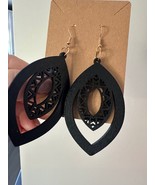 Wooden Earrings BLACK - €5,07 EUR