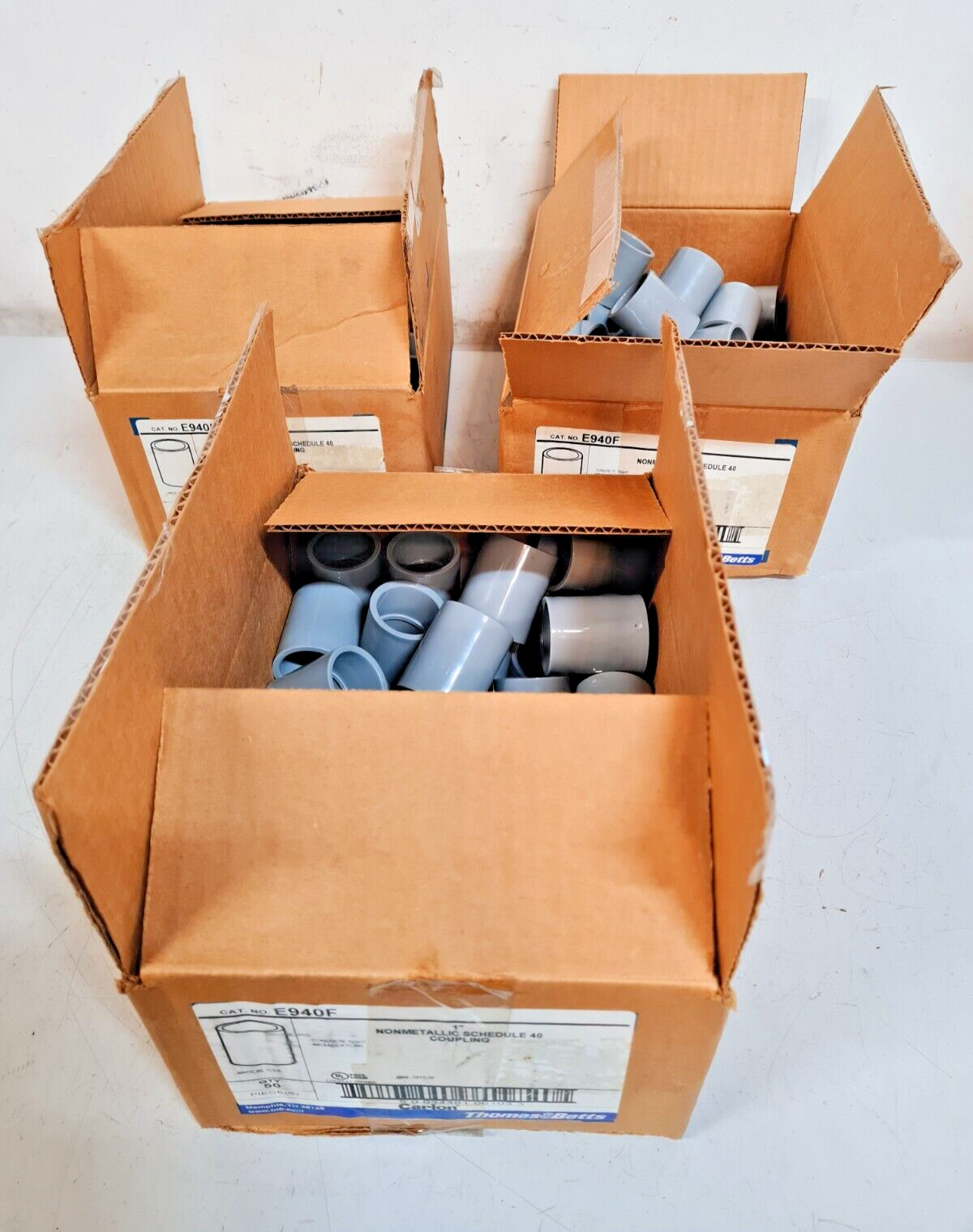 3 Qty. of 50 Thomas &amp; Betts 1&quot; Schedule 40 Couplings E940F (150 Qty) - $71.24