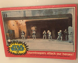 Vintage Star Wars Trading Card Red 1977 #103 Stormtroopers Attack Our He... - $2.96