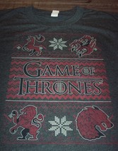 Game Of Thrones Hbo Christmas Sweater T-Shirt Big &amp; Tall 3XLT 3XL New - £19.83 GBP
