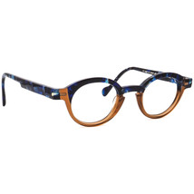 Anne Et Valentin Eyeglasses D-MO 1400 Ocean Marble/Brown Round France 43[]24 140 - £261.75 GBP