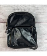 Margot Black Leather Small Backpack Purse Adjustable Straps Basic Classic - $47.17 CAD
