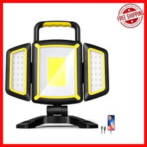 Versatile Portable Work Light - 5 Light Modes, Magnetic Base &amp; USB-C Cha... - $49.49