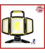 Versatile Portable Work Light - 5 Light Modes, Magnetic Base &amp; USB-C Cha... - $49.49