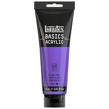 Liquitex BASICS Acrylic Paint, 250ml (8.5-oz) Tube, Brilliant Purple - $29.99