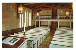 Indiana Vintage Postcard Of The Abraham Lincoln Hall Chapel - £14.43 GBP