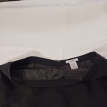 Dressbarn Women's Back Zipper Pull On Flare Black Skirt Size 16 Waist 36" image 7