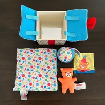 Melissa &amp; Doug Wooden Surprise Gift Box Infant Toy (5 Pieces) Baby Toy G... - $19.99