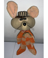 Vintage Dakin Dream Pets Alcatraz Prison Mouse Stuffed Plush Animal Japan - £14.47 GBP