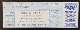 METALLICA - VINTAGE NOV. 22, 1991 INDIANAPOLIS, IND.  MINT WHOLE CONCERT... - $30.00