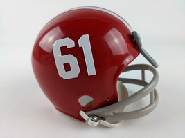 Harvard College University Custom Football Mini Helmet 3 5/8 Tommy Lee Jones 61 - $79.18