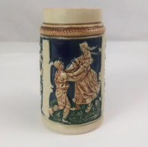 Vintage Man &amp; Woman Dancing 3.75&quot; Collectible Beer Mug Stein - $185.39 MXN