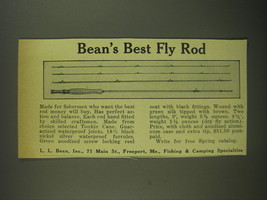 1952 L.L. Bean Fishing Rod Ad - Bean&#39;s Best Fly Rod - £14.78 GBP