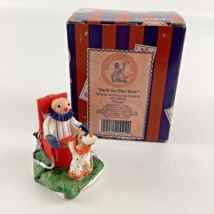 Enesco Jack In The Box Mouse Figurine Pennywhistle Lane 655449 Vintage 1994 - $24.70