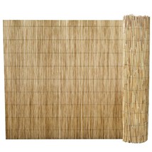 vidaXL Garden Reed Fence 196.9&quot;x49.2&quot; - £85.22 GBP